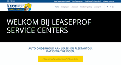 Desktop Screenshot of leaseprof.nl